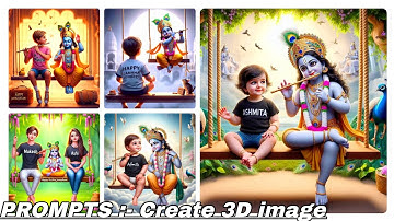 Krishna Janmashtami Ai Photo Editing | Krishna Janmashtami Ka Ai Photo Kaise Banaye | Ai Photo Edit