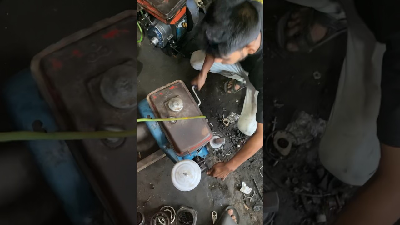 how to start a old China Z170F Yeah, cool diesel engine