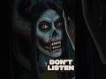 Would you dare to use headphones that reveal voices in the silence? #horrorshorts #whispers #shorts