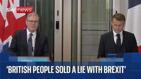 Keir Starmer and Emmanuel Macron announce 'one in, one out' migrant deal