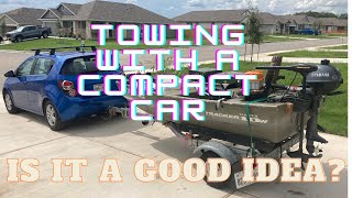 Towing a boat with a compact car? is it a good idea?