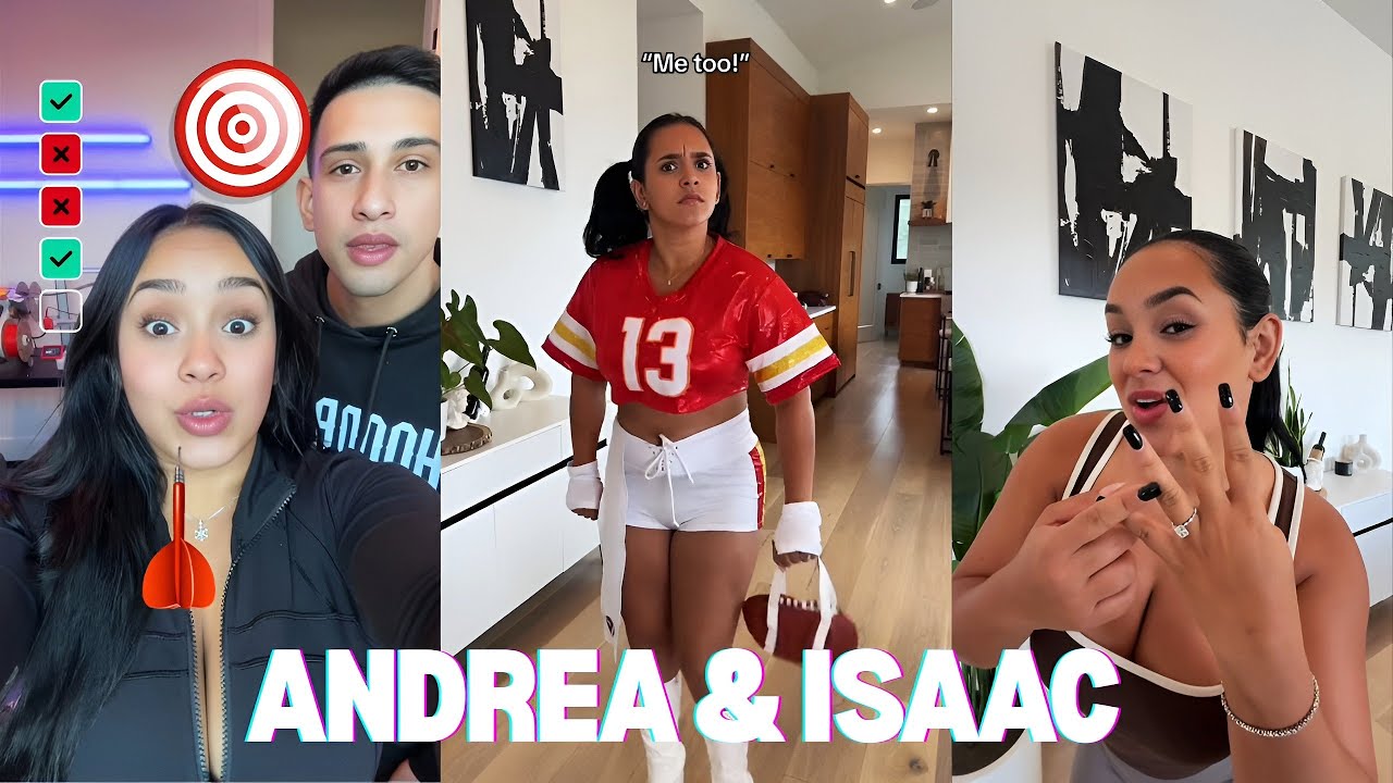Isaac Cervantes & Andrea Lopez Hot and Funny TikTok Compilation - YouTube