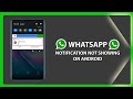 How to Fix WhatsApp Notification Not Showing on Home Screen | WhatsApp Notification Problem Solved
