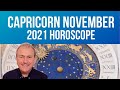 Capricorn November Horoscope 2021