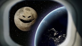 The Moon wakes up and crashed into the Earth.