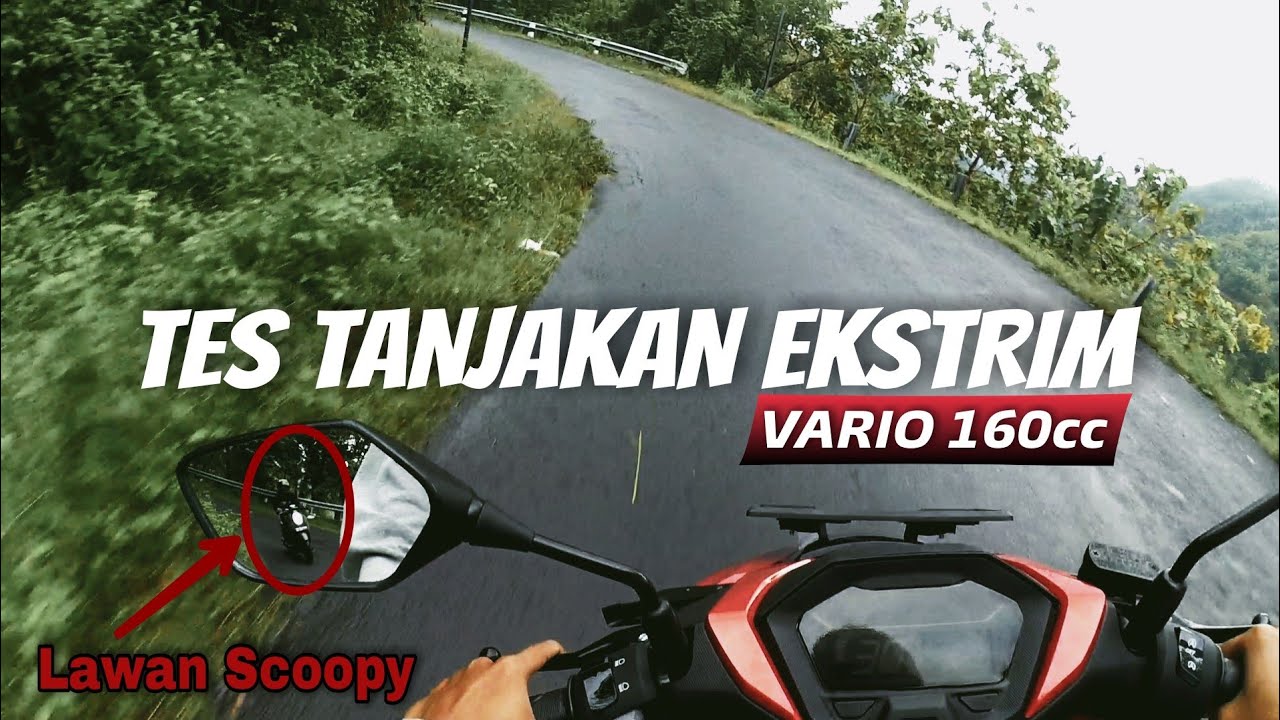 Tes Tanjakan Ekstrim Honda Vario 160 - Motovlog Jogja