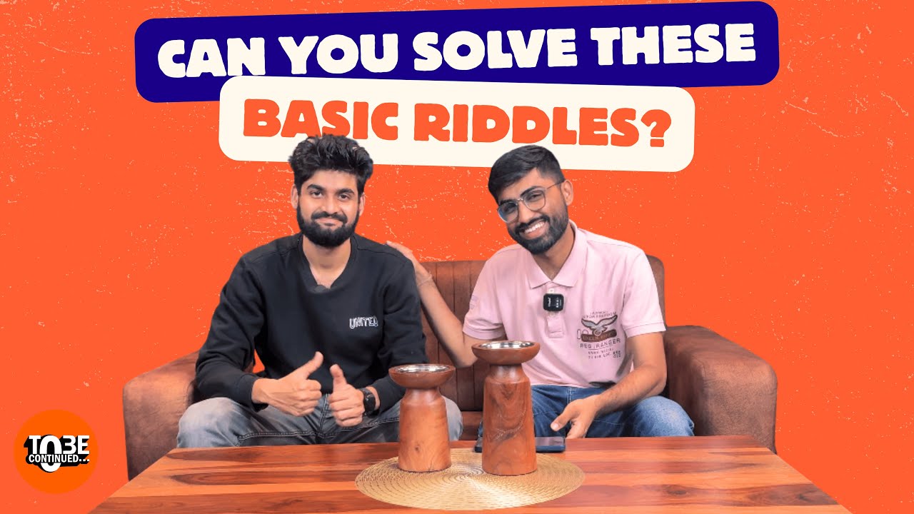 Can you solve these basic riddles? - YouTube