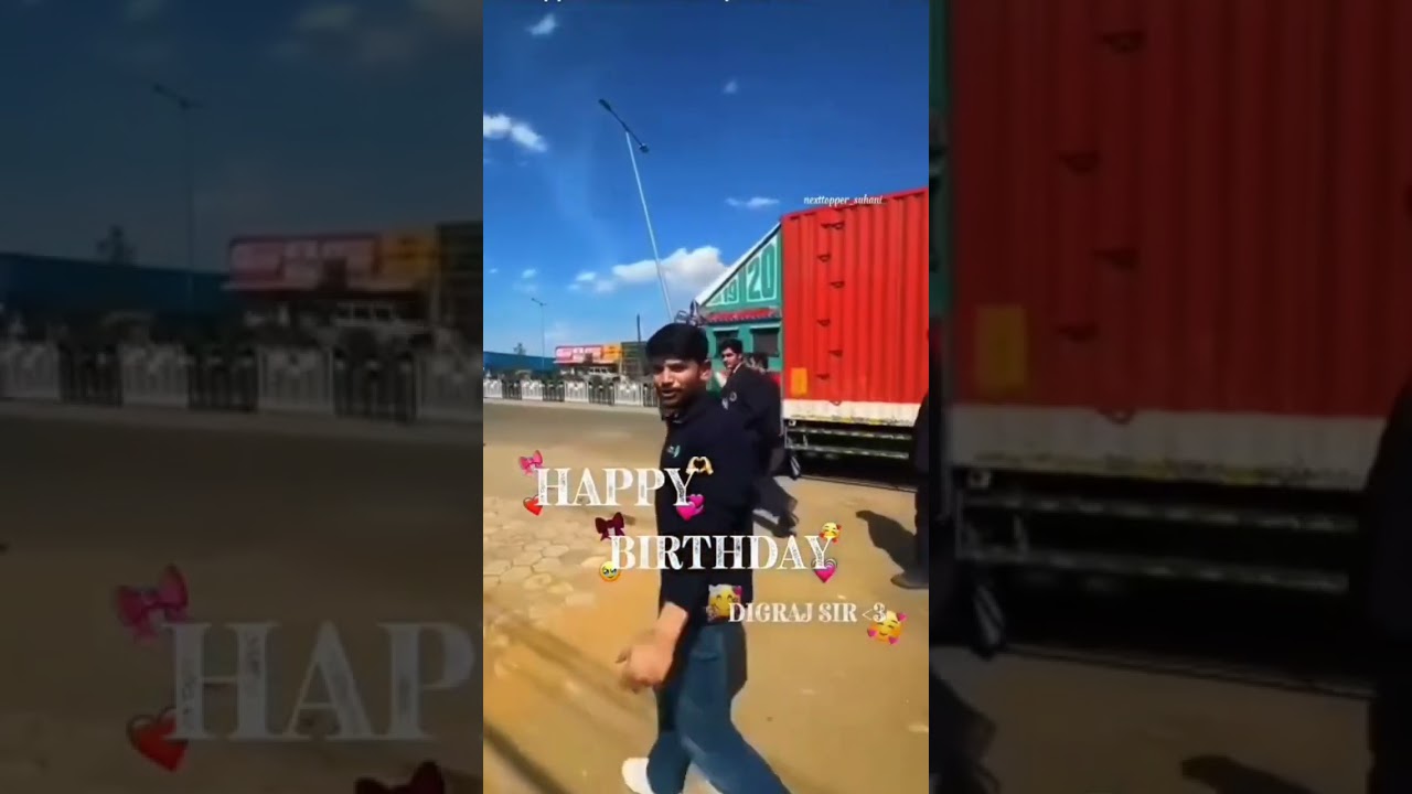 happy birthday dear sir❤✨ enjoy the day🌸🎂🎂👀🎉🎉☺🎂🎂🎂.# digraj singh rajput @DigrajSinghRajput214