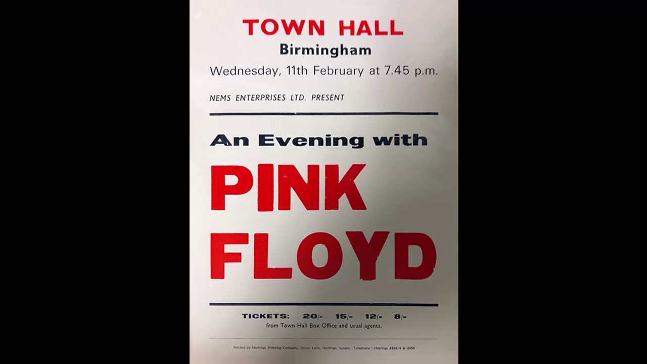 Pink Floyd - Live in Birmingham (February 11th, 1970) - YouTube