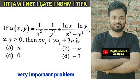IIT JAM MATHS 2020 | IIT JAM Calculus QUESTION | problem#19