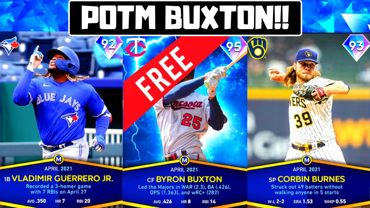 How to UNLOCK 95 Ovr APRIL POTM BYRON BUXTON for FREE in MLB The Show 21! BEST THING FOR NMS PLAYERS