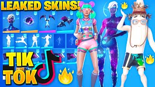 All New Leaked Skins \& Dance Emotes! *TikTok Out West Dance* (Unpeely, Galaxy Scout, Tropical Zoey)