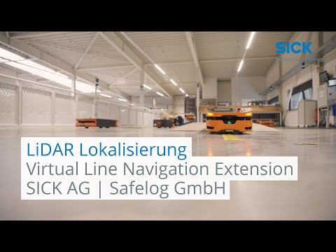 LiDAR-Lokalisierung mit Virtual Line Navigation Extension | Safelog GmbH | SICK AG