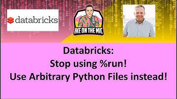 Databricks: Stop using run, Use Arbitrary Python Files instead!
