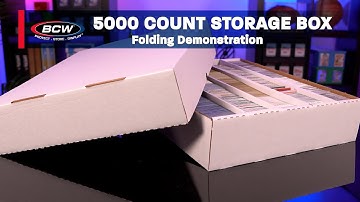 5000 Count Storage Box Folding Demonstration