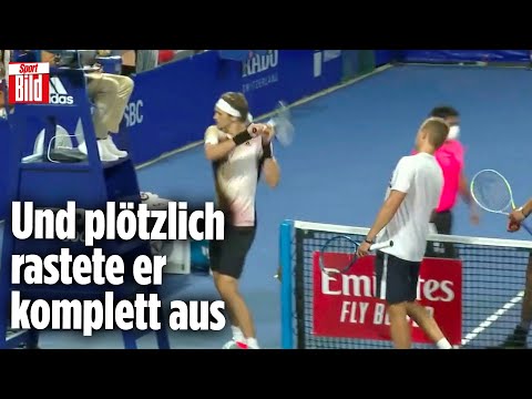 Video: Sergei Zverev wurde beim Zubereiten des Frühstücks verletzt