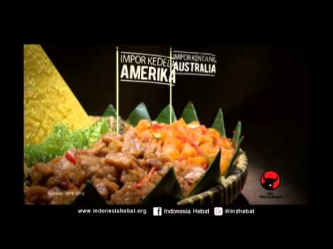 PDI Perjuangan - Indonesia Hebat (TVC Versi Tumpeng - Kedaulatan Pangan)