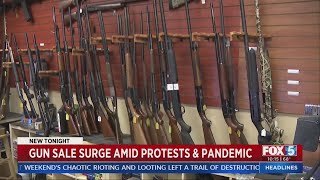 Gun Sales Spike Amid Protests, Pandemic