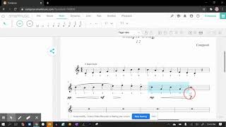 SmartMusic | 1.2 | Quick Creation Review | Text Tools | Lyric Tools | Line Tools | Articulations