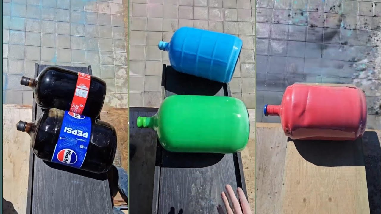 🎈Breaking Glass Bottles and Balloon Drops! Crushing Crunchy & Soft Things!🔥