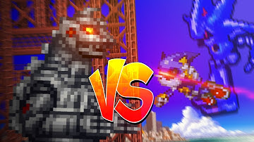 Mechagodzilla VS. Metal Sonic - Sprite Animation