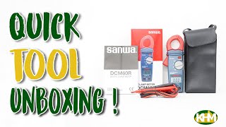Quick Unboxing Sanwa Dcm60R Digital Clamp Meter Tester
