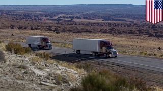 Platooning trucks to be introduced to US roads this year to save fuel and cut costs - TomoNews