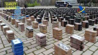 11 tonnes seized in Spain of cocaine + 3 Brits arrested for 1.2 tonnes in Atlantic ocean seizure