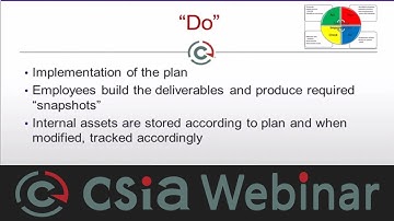 CSIA Webinar Configuration Management Defined Part 2: Manual Systems