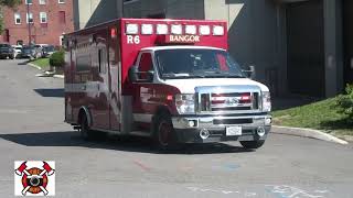Bangor Maine FD RES 6 Responding Code 3