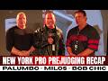 MEGAFREAK KRIZO VS. BEST EVER TONIO! New York Pro Predjuging Recap | Palumbo, Milos, Bob Chic