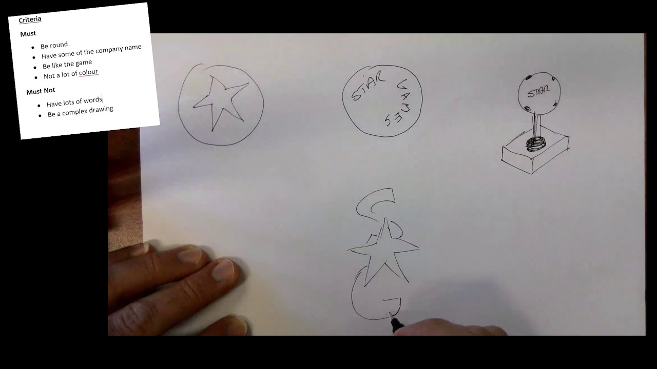 Logo Design - Thumbnail sketching