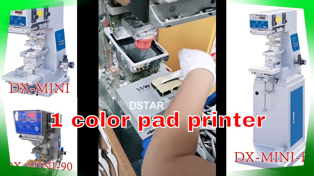 1 color pad printer machine in China