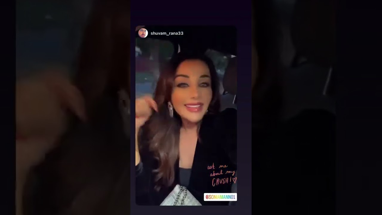 Sonia Mann's Crush Revealing| 