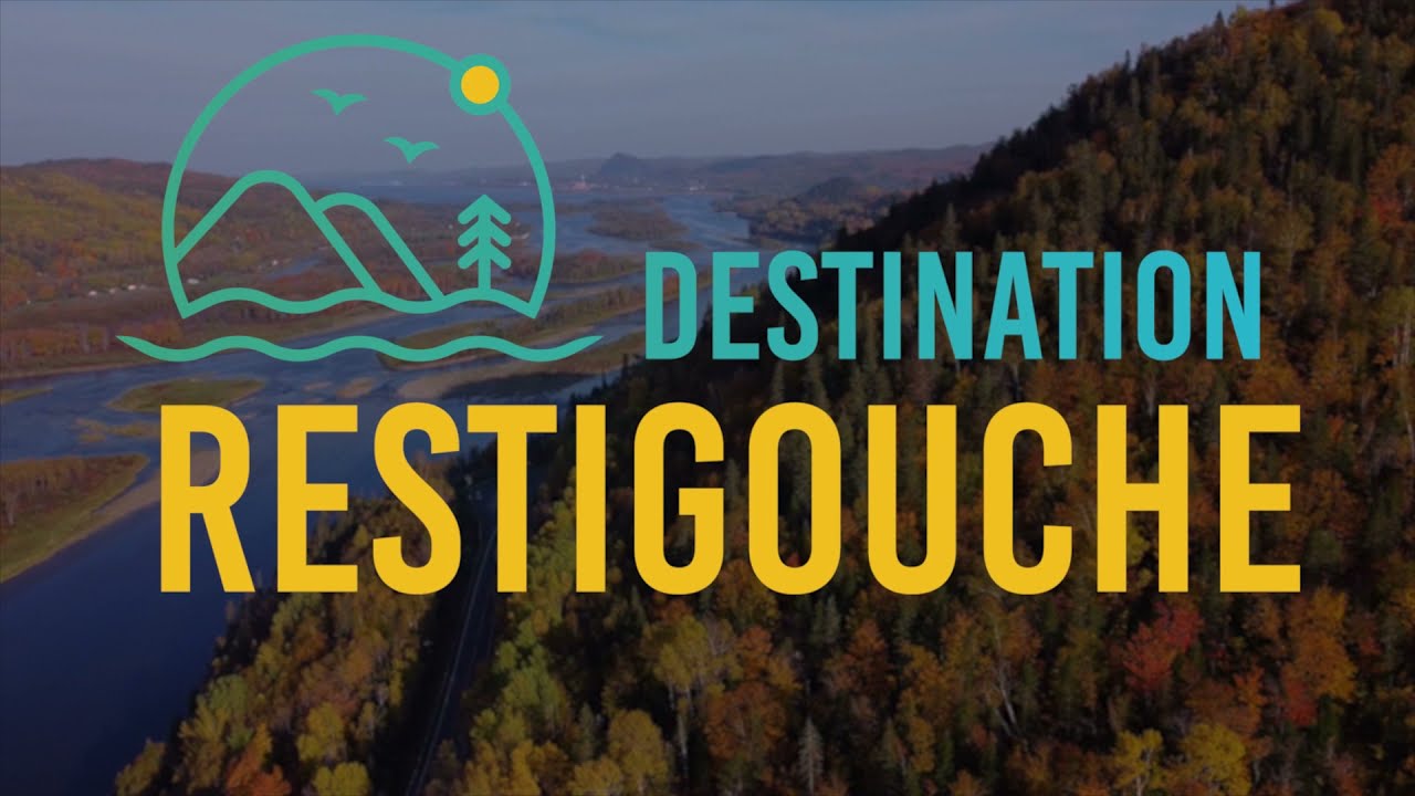 Autumnal landscape of the Restigouche region in NB, Canada