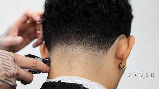 💈💤ASMR BARBER | Perfect TAPER FADE Tutorial | HUGE Transformation🔥 🏴