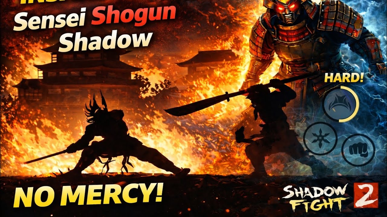 Sensei Shogun Final Fight 😱 Shadow Fight 2 Long Gameplay