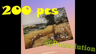 Puzzling Places | 2D Harvesters 192 pcs VR puzzle Playthrough Challenge Sped Up | Meta Quest | ASMR