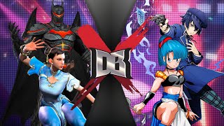 Dbx Tag Battle Batman And Chun Li Vs Bulchi And Naoto Shirogane