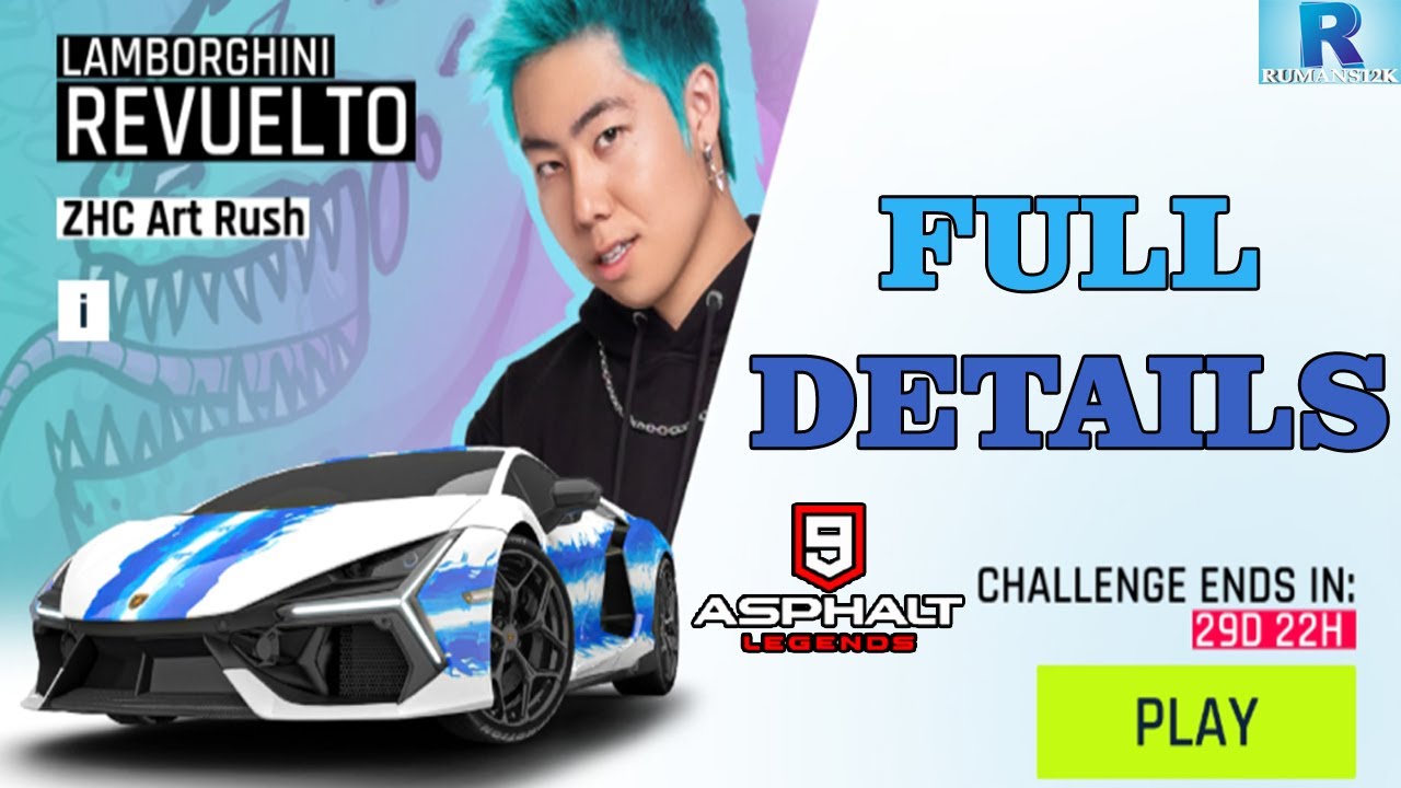 ASPHALT 9 LAMBO REVUEL TO SPECIAL EVENTS ASPHALT 9 SEASONAL EVENTS