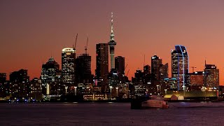 Auckland Nightfall Timelapse 4 4K