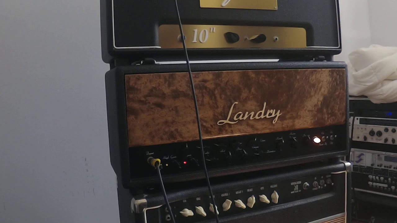 Landry M100L channel 2-3 gain all max out with Les Paul