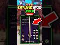 RAREST EXCALIBUR SWORD in The Forge Roblox