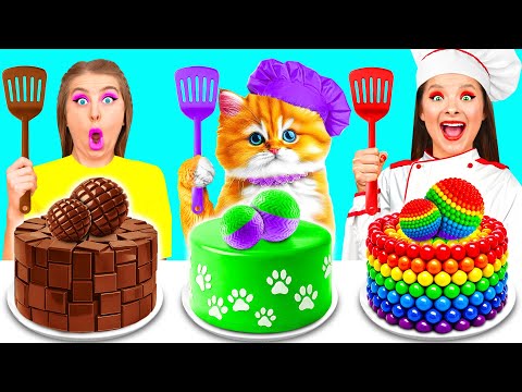 Me vs Grandma Cooking Challenge with Cat | Awesome Kitchen Hacks by GoFun Challenge