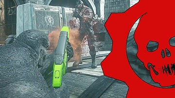 GOING IN SOLO! - Gears of War: Ultimate Edition - 2v2 Gnasher Execution Gameplay (1080p/60fps)