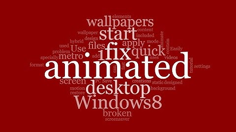 QuickFix: Windows 8 Animated Desktop