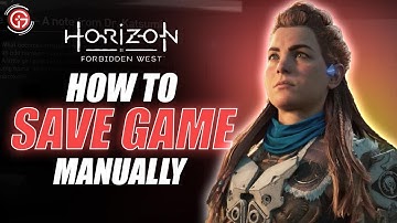 How To Save Game Manually In Horizon Forbidden West