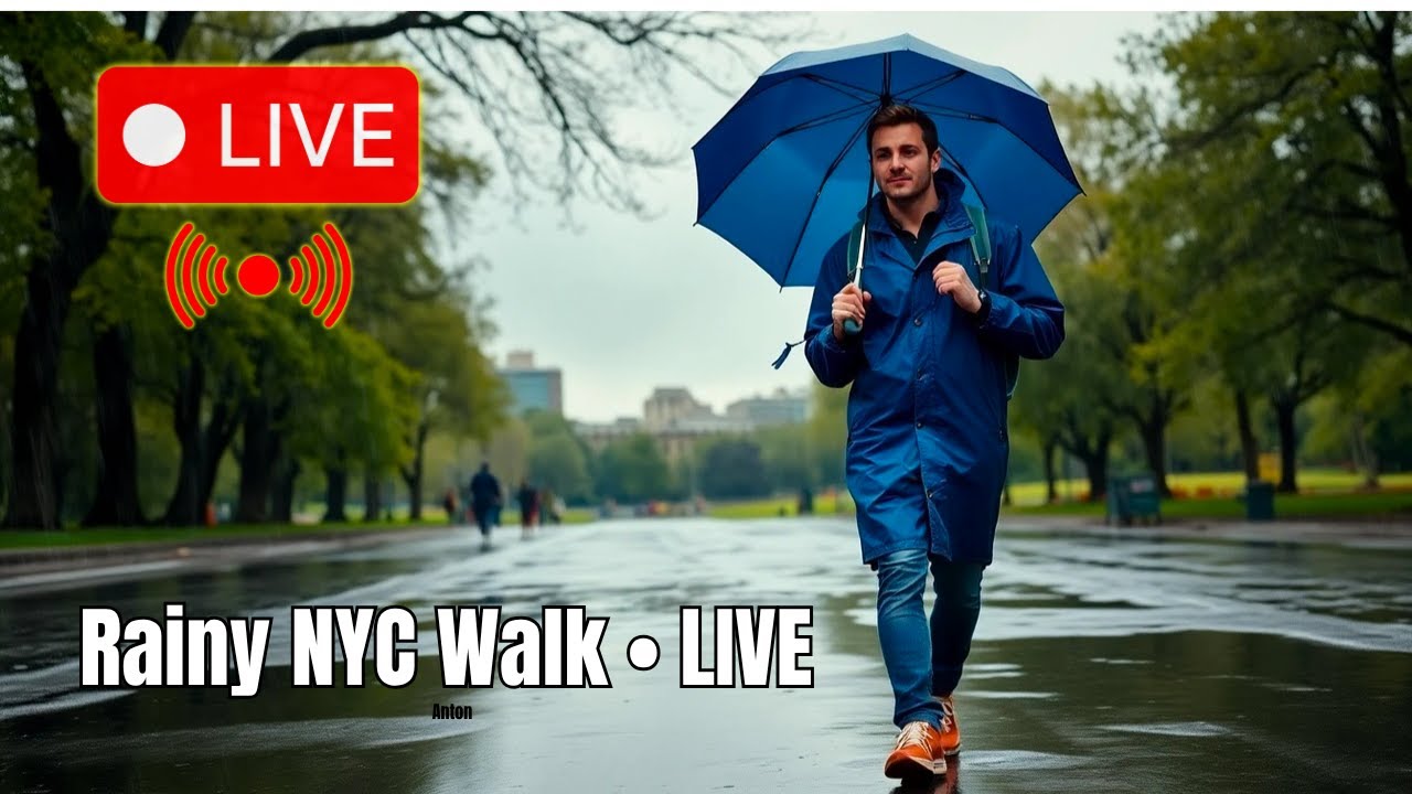 Central Park NYC Walking Tour | Cloudy Day with Rain on the Way 🌫️🚶‍♂️ ...