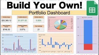Build Your Own Portfolio Dashboard Tracker in 20 Minutes! (Portfolio Tracker in Google Sheets)