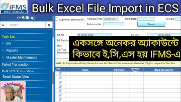 How to Prepare Exgratia Bill by Uploading Bulk Excell in WBIFMS by DDO